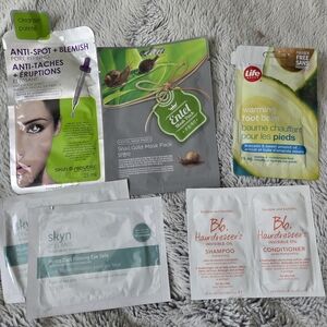 Big Bag of Samples and Skincare